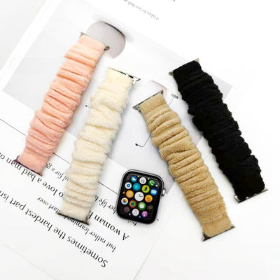 AutumnWinter Fashion Plush Plush Large Intestine Ring Strap