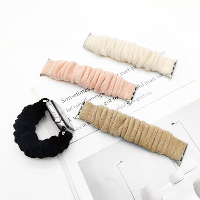 AutumnWinter Fashion Plush Plush Large Intestine Ring Strap