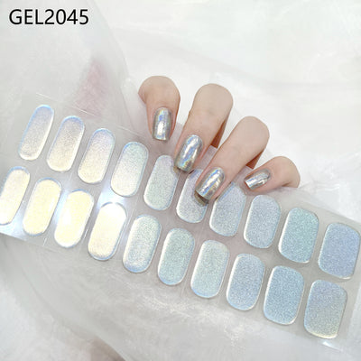 Pure Color Onion Powder Baking-free Gel Nail Art