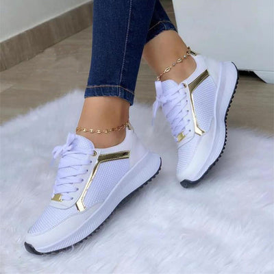 Women Sneakers Lace-up Sports Shoes