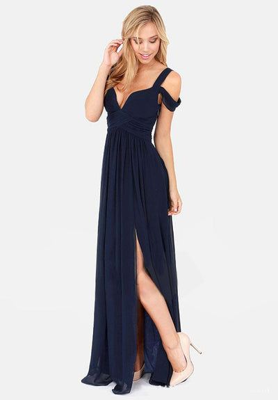 Long Floor-Length Elegant Greek Style Pleated Dress