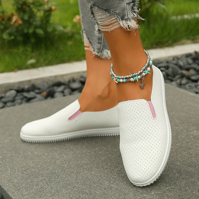 Fashion Hollowed-out Women's Casual Flat Shoes