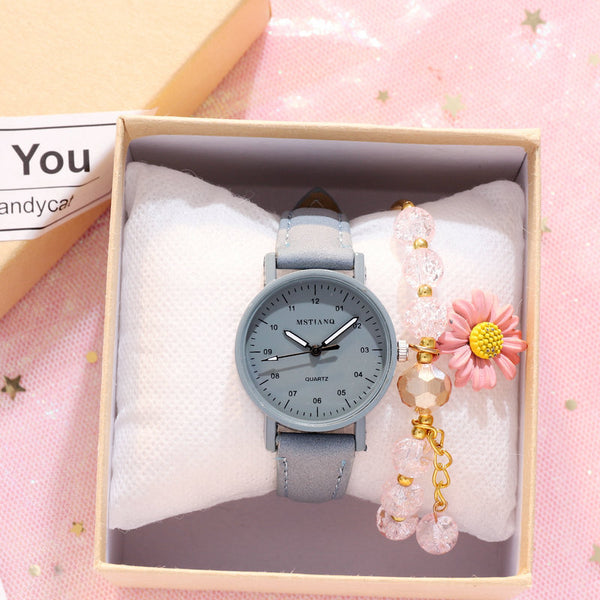 Korean Simple Temperamental Girls' Antique Mori Style Antique Watch