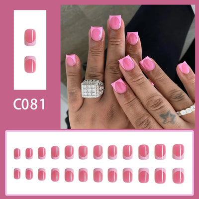 Short Glossy Wear Nail Edge Patch