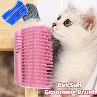 Cat Self-Grooming Brush Pet Wall Rubbing Device