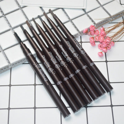 Double Headed Triangle Automatic Rotating Eyebrow Pencil