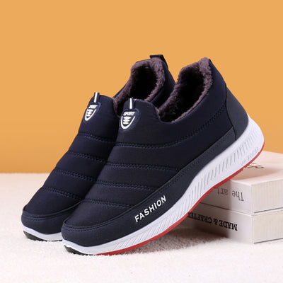 Winter Cotton Shoes Women's Old Beijing Cloth Shoes Fleece-lined