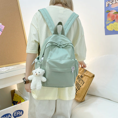 Women's Candy-colored Personalized All-match Simple Backpack