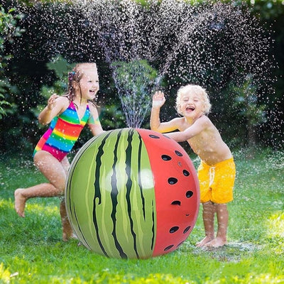 Outdoor PVC Inflatable Watermelon Water Spray Ball Beach Play Toy