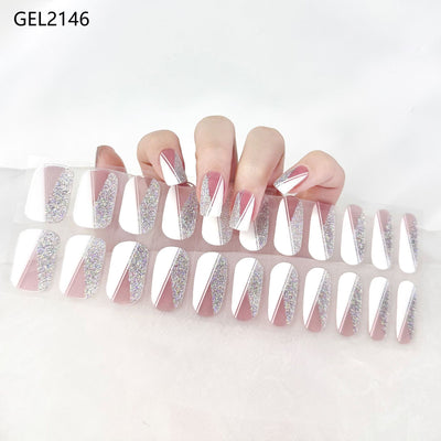 Pure Color Onion Powder Baking-free Gel Nail Art