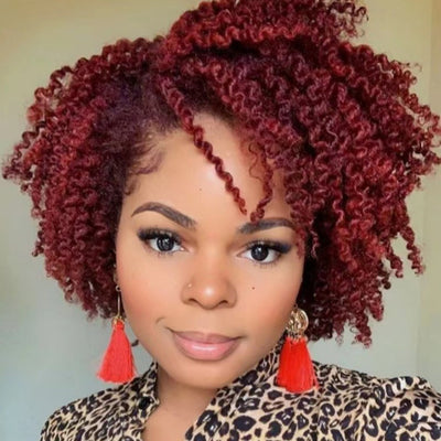 Women's Short Curly Hair Is Divided Into Synthetic Wigs